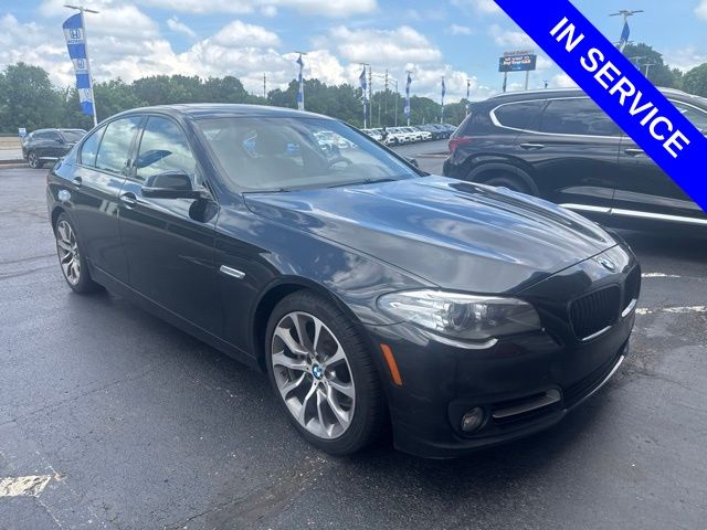 Jet Black 2016 BMW 5 Series Sedan All-Wheel Drive 8-Speed Automatic