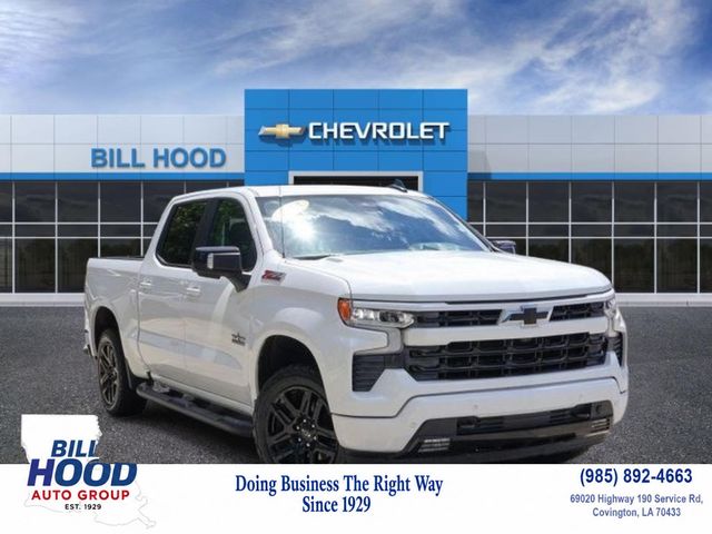 Summit White 2024 Chevrolet Silverado 1500 Pickup Truck Four-Wheel Drive Automatic