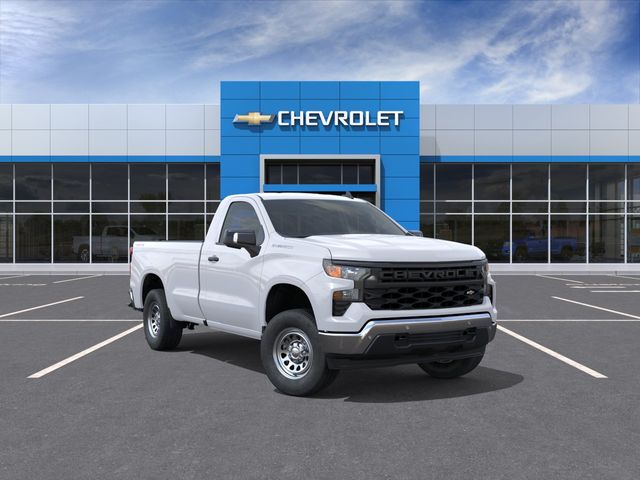 Summit White 2026 Chevrolet Silverado 1500 Pickup Truck Four-Wheel Drive Automatic