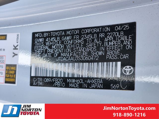 Used 2025 Toyota Prius Hatchback