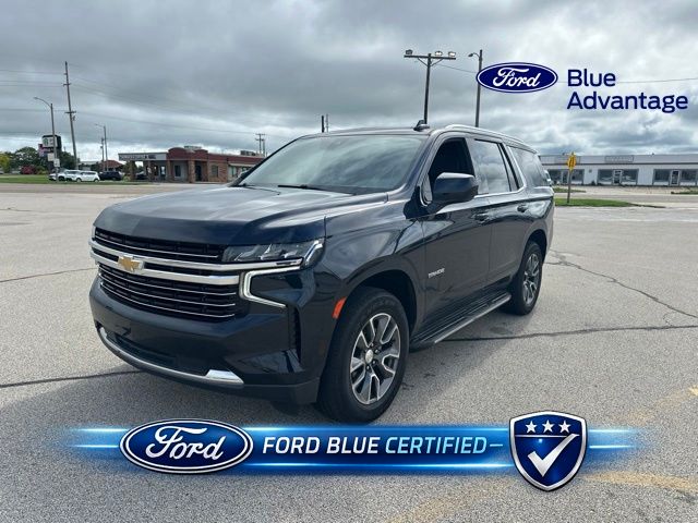 Midnight Blue Metallic 2021 Chevrolet Tahoe SUV / Crossover Four-Wheel Drive