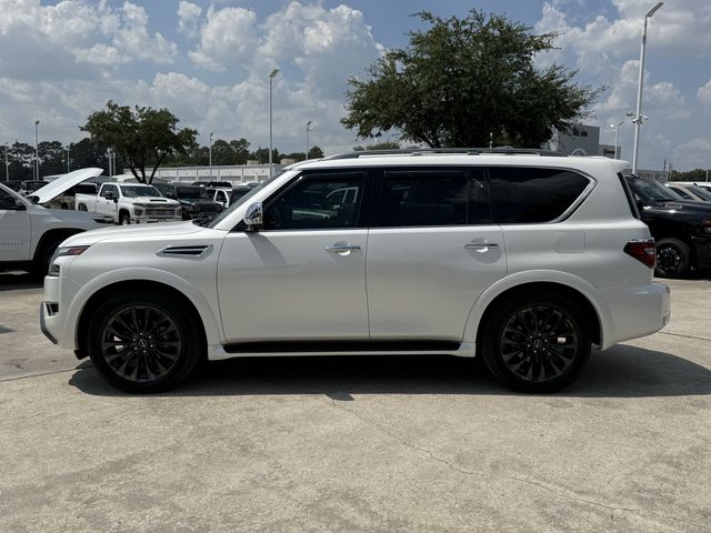 2024 Nissan Armada Platinum White at EAG Ford Navasota