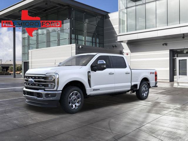 2025 Star White Metallic Tri-Coat Ford Super Duty F-250 SRW Lariat 4X4 Truck