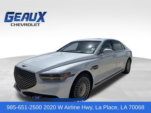 Uyuni White 2020 Genesis G90 Sedan Rear-Wheel Drive 8-Speed Automatic
