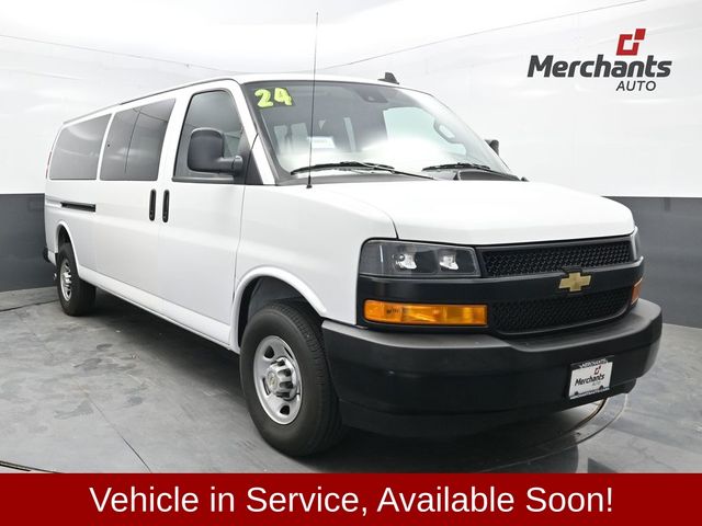 Summit White 2024 Chevrolet Express Van Rear-Wheel Drive 8-Speed Automatic Overdrive