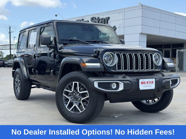 2025 Jeep Wrangler Sahara Black at Big Star Chrysler Jeep Dodge Ram 
