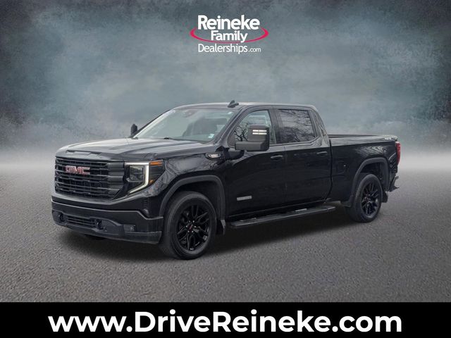 Onyx Black 2023 GMC Sierra 1500 Elevation Crew Cab 4WD Pickup Truck Four-Wheel Drive Automatic