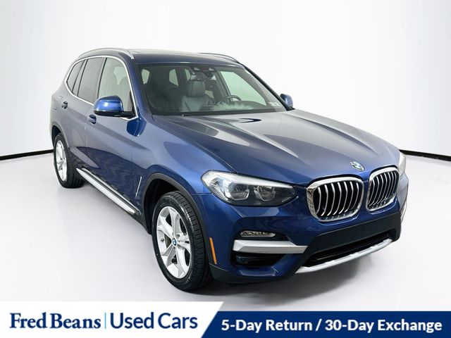 Phytonic Blue Metallic 2019 BMW X3 SUV / Crossover All-Wheel Drive 8-Speed Automatic