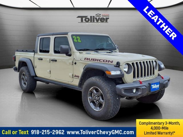 Brown (Limited Edition Gobi Clearcoat) 2022 Jeep Gladiator Rubicon Crew Cab 4WD Pickup Truck Four-Wheel Drive 8-Speed Automatic
