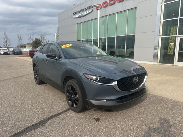 2024 Mazda CX-30 2.5 S Carbon Edition - Gray Metallic exterior view 3