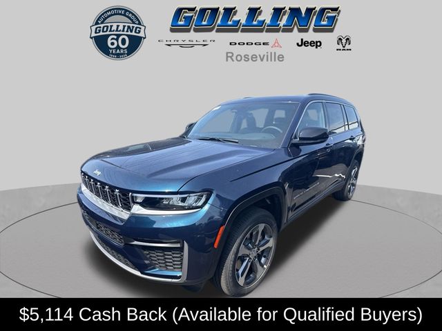 Fathom Blue Pearlcoat 2026 Jeep Grand Cherokee L SUV / Crossover Four-Wheel Drive 8-Speed Automatic