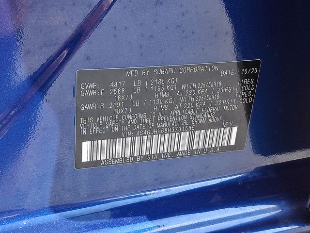 2024 Subaru Crosstrek Sport Blue at South Hills Kia