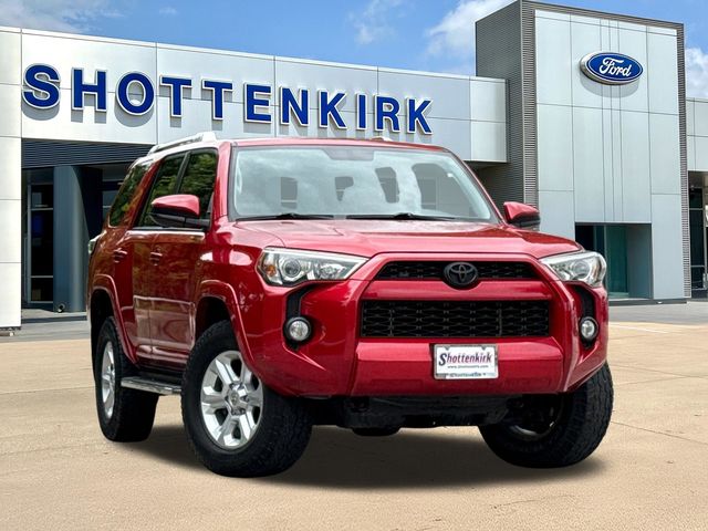 Barcelona Red Metallic 2018 Toyota 4Runner SUV / Crossover Four-Wheel Drive 5-Speed Automatic Overdrive