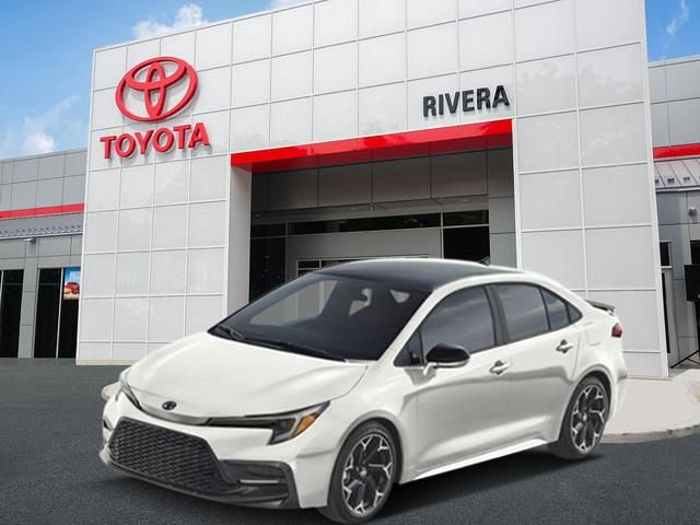 Midnight Black Metallic 2025 Toyota Corolla Sedan Front-Wheel Drive Continuously Variable Transmission