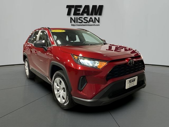 Red (Ruby Flare Pearl) 2021 Toyota RAV4 LE AWD SUV / Crossover All-Wheel Drive 8-Speed Automatic