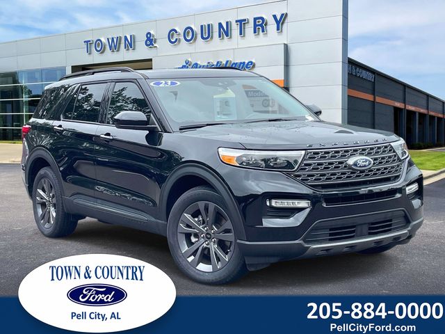 Agate Black Metallic 2023 Ford Explorer SUV / Crossover All-Wheel Drive Automatic