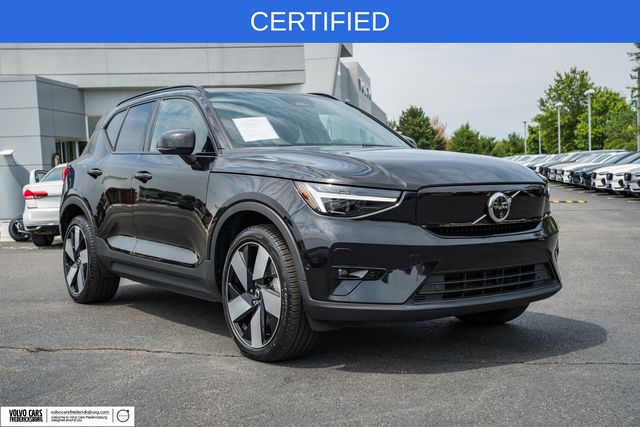 Onyx Black Metallic 2024 Volvo XC40 Recharge Twin Plus eAWD SUV / Crossover All-Wheel Drive 1-Speed Automatic