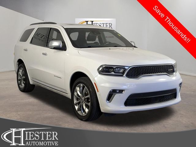 Vice White 2021 Dodge Durango SUV / Crossover All-Wheel Drive 8-Speed Automatic