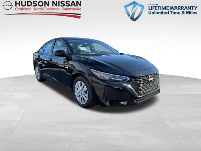 2025 Super Black Nissan Sentra S FWD Sedan