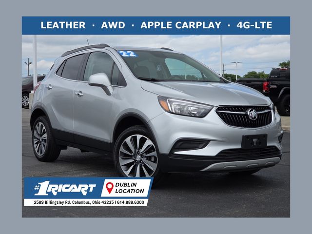 Quicksilver Metallic 2022 Buick Encore Preferred AWD SUV / Crossover All-Wheel Drive 6-Speed Automatic Overdrive