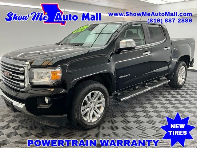Onyx Black 2017 GMC Canyon Pickup Truck Four-Wheel Drive 6-Speed Automatic