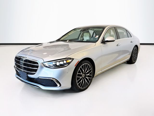 Cirrus Silver Metallic 2022 Mercedes-Benz S-Class Sedan All-Wheel Drive 9-Speed Automatic