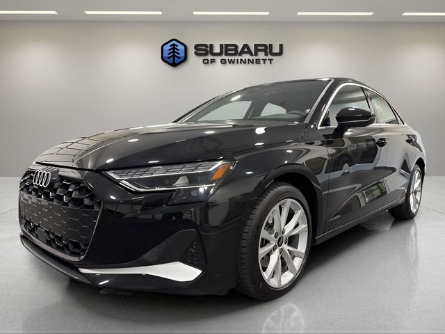 Black Metallic 2025 Audi A3 quattro Premium 40 TFSI Sedan All-Wheel Drive 7-Speed Automatic