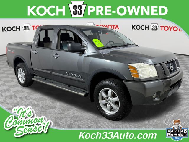 Smoke 2011 Nissan Titan Pickup Truck Four-Wheel Drive 5-Speed Automatic