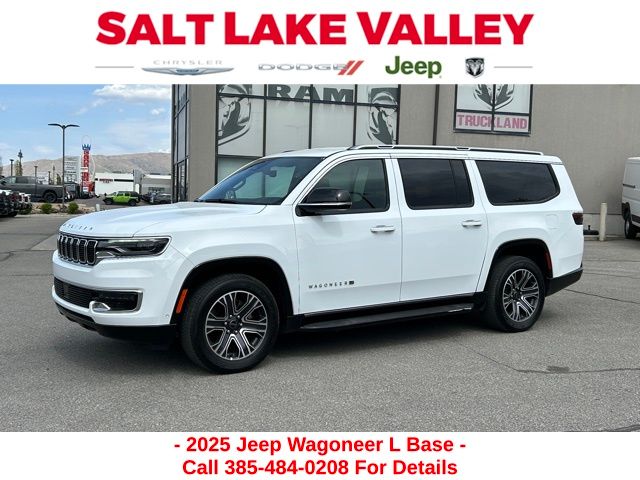 Bright White Clearcoat 2025 Jeep Wagoneer L 4WD SUV / Crossover Four-Wheel Drive 8-Speed Automatic