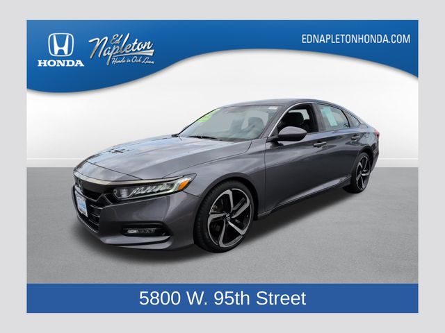 Gray 2020 Honda Accord 1.5T Sport FWD Sedan Front-Wheel Drive Continuously Variable Transmission
