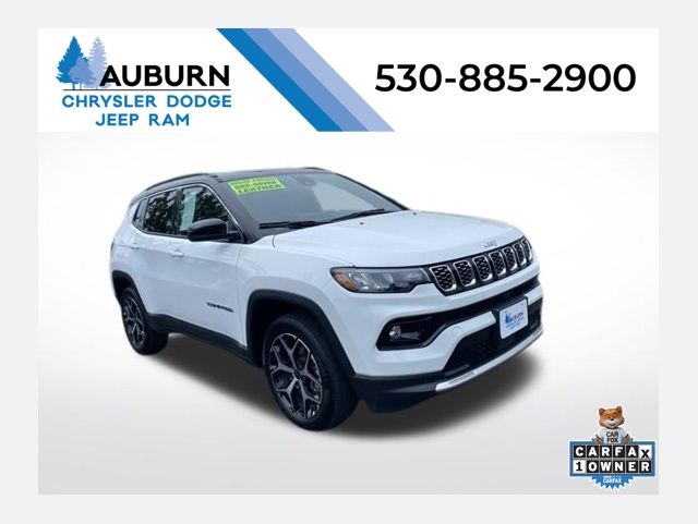 Bright White Clearcoat 2026 Jeep Compass SUV / Crossover Four-Wheel Drive 8-Speed Automatic