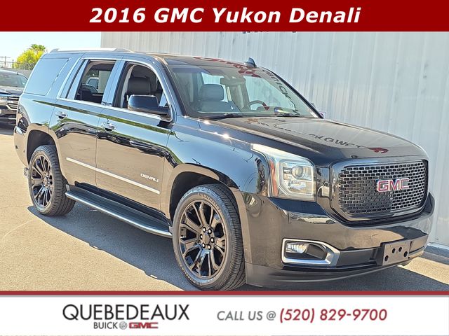 Onyx Black 2016 GMC Yukon SUV / Crossover Four-Wheel Drive 8-Speed Automatic