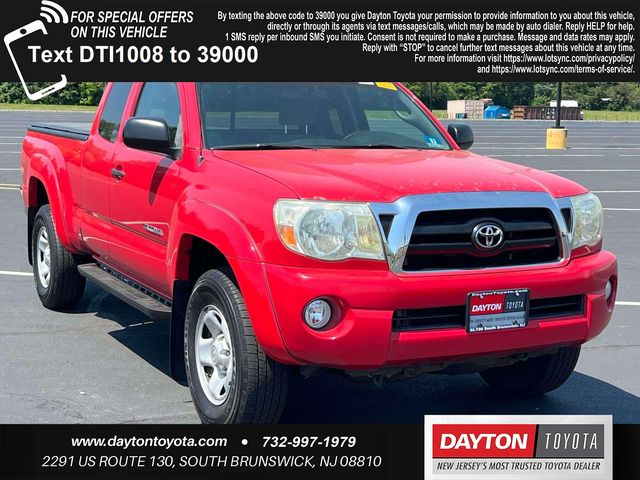 Radiant Red 2008 Toyota Tacoma Access Cab V6 4WD Pickup Truck Four-Wheel Drive 5-Speed Automatic Overdrive
