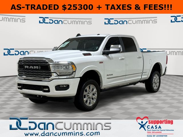 Bright White Clearcoat 2019 RAM 2500 Limited Crew Cab 4WD Pickup Truck Four-Wheel Drive 8-Speed Automatic