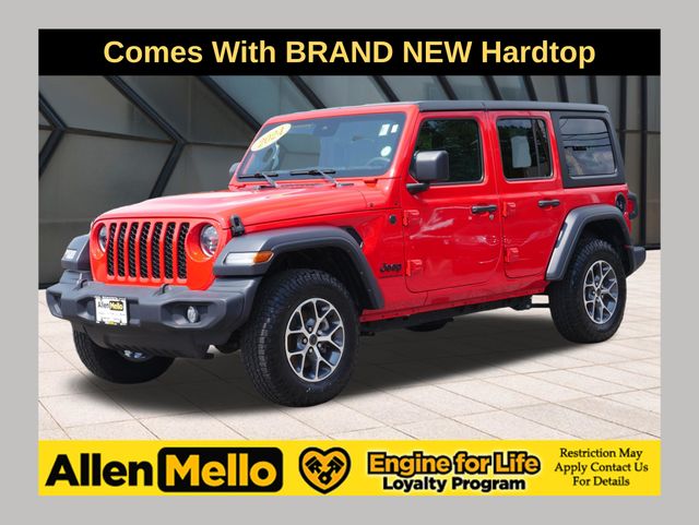 Firecracker Red Clearcoat 2024 Jeep Wrangler SUV / Crossover Four-Wheel Drive 8-Speed Automatic