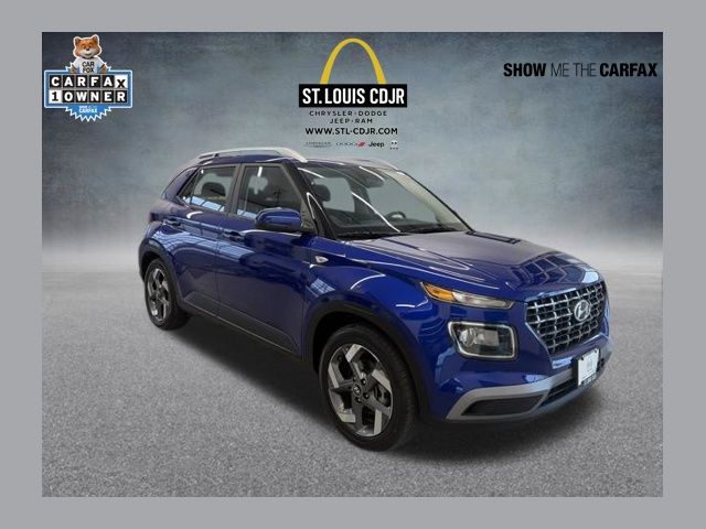 Intense Blue 2025 Hyundai Venue SEL FWD SUV / Crossover Front-Wheel Drive Continuously Variable Transmission