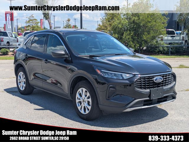 Black Metallic 2024 Ford Escape SUV / Crossover All-Wheel Drive 8-Speed Automatic