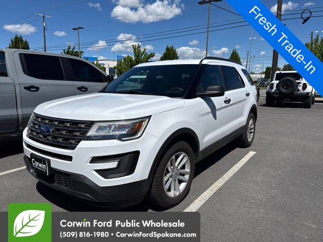 Oxford White 2017 Ford Explorer AWD SUV / Crossover All-Wheel Drive 6-Speed Automatic