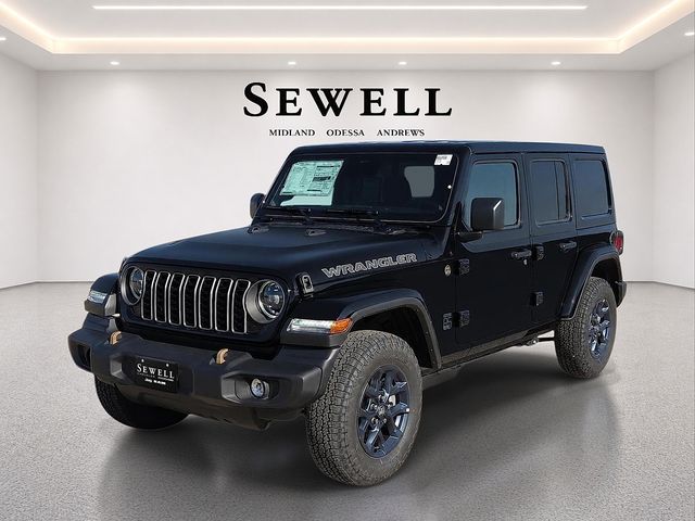 Black Clearcoat 2026 Jeep Wrangler SUV / Crossover Four-Wheel Drive 8-Speed Automatic