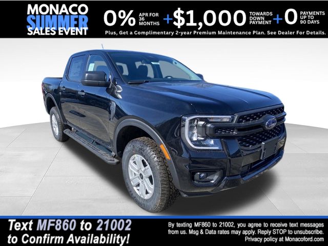 Shadow Black 2026 Ford Ranger Pickup Truck Four-Wheel Drive Automatic