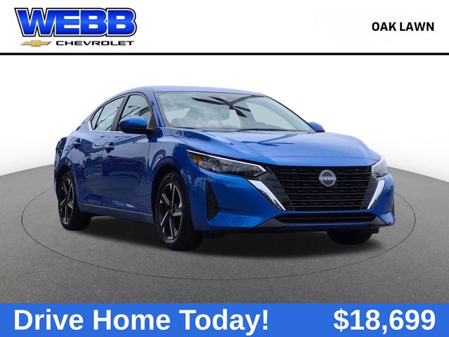 Electric Blue Metallic 2025 Nissan Sentra Sedan Front-Wheel Drive Continuously Variable Transmission