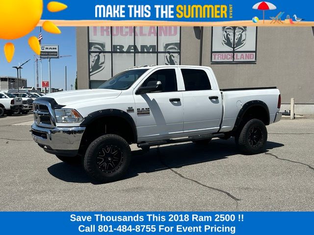 Bright White Clearcoat 2018 RAM 2500 Pickup Truck Four-Wheel Drive 6-Speed Automatic