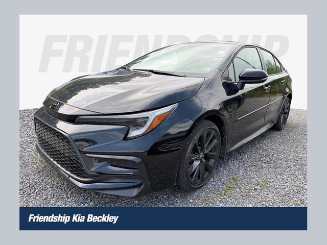 Midnight Black Metallic 2023 Toyota Corolla Sedan Front-Wheel Drive Continuously Variable Transmission