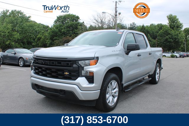 Silver Ice Metallic 2022 Chevrolet Silverado 1500 Pickup Truck Four-Wheel Drive 8-Speed Automatic