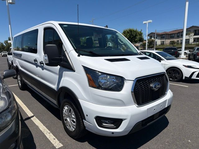 Oxford White 2025 Ford Transit Passenger Van Rear-Wheel Drive