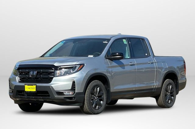 Solar Silver Metallic 2026 Honda Ridgeline Pickup Truck All-Wheel Drive 9-Speed Automatic