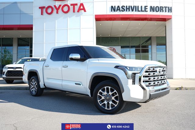 White (Wind Chill Pearl) 2025 Toyota Tundra 1794 Edition CrewMax Cab 4WD Pickup Truck Four-Wheel Drive Automatic