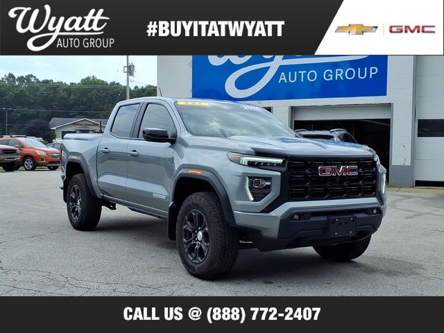 Silver 2024 GMC Canyon Pickup Truck Four-Wheel Drive 8-Speed Automatic
