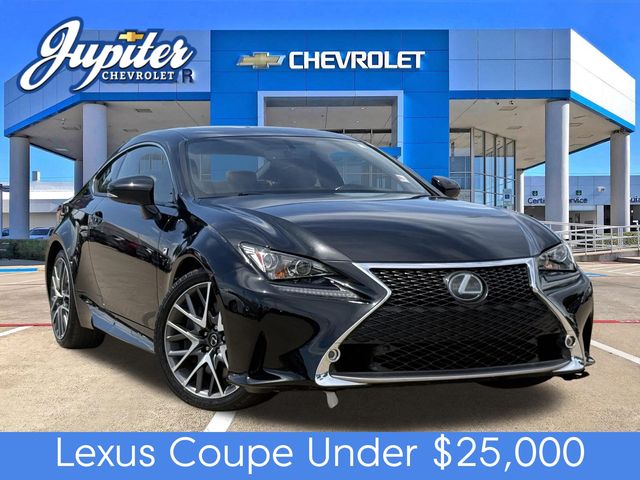 Black (Obsidian) 2016 Lexus RC 350 RWD Coupe Rear-Wheel Drive 8-Speed Automatic