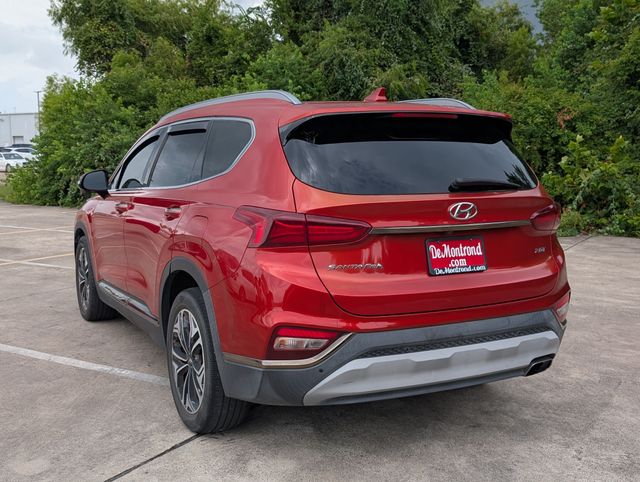 2020 Hyundai Santa Fe Limited Orange at DeMontrond Gulf Freeway
